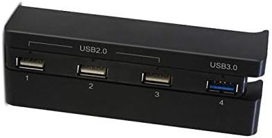 OSTENT Uzatın 4 USB Hub 2.0 ve 3.0 Adaptörü Sony PS4 Slim Konsol Video Oyunları