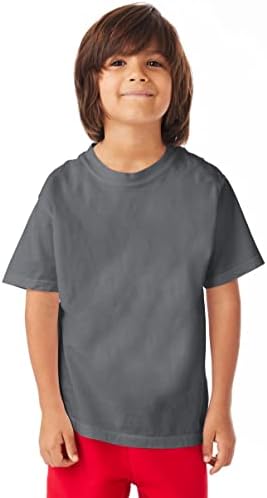 Hanes Gençlik 5.5 Oz, %100 Ringspun Pamuklu Giysi Boyalı Tişört