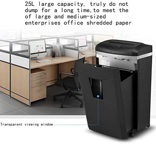 YLHXYPP 16 Sayfalık Çapraz Kesim Kağıt Parçalayıcı, Aşırı Yük ve Termal Koruma, Hafif, İyi Ev ve Ofis Kullanımı için