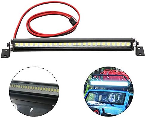 Vbest ömrü LED RC araba tavan ışığı,24 LED tavan ışığı s Bar tavan lambası Dekorasyon RC Aksesuar için Fit Scx10 1/10