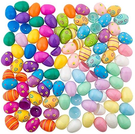 Eğlenceli Ekspres - Paskalya için Mega Yumurta Çeşitleri (6 Brüt) - Parti Malzemeleri-Kaplar ve Kutular-Plastik Kaplar