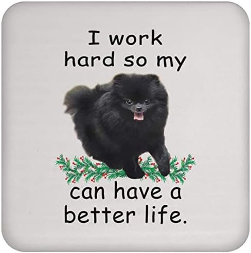 Komik Sözler Hediyeler Pomeranian Siyahı Daha İyi Yaşayabilir, Böylece Köpeğim Daha İyi Bir Hayata Sahip Olabilir
