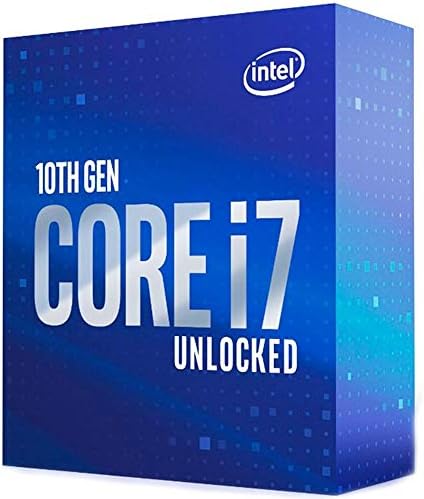 Intel Core i7-10700K (Temel: 3,80 GHz; Soket: LGA1200; 125 Watt) Kutu