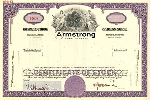 Armstrong Cork A. Ş. - Numune Stok Belgesi