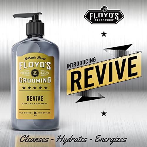 Floyd's 99 Revive 3'ü 1 Arada Erkek Vücut Yıkama-Erkek Şampuanı, Vücut Yıkama ve Yüz Yıkama Hepsi Bir Arada-Üçlü Etkili