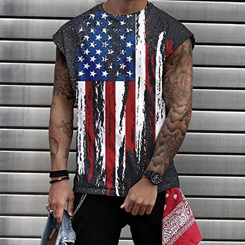 RUİRUİLİCO Vatansever T Shirt Erkekler için Amerika Bayrağı Yaz Rahat Kısa Kollu Rahat Gevşek Fit Grafik Bluzlar