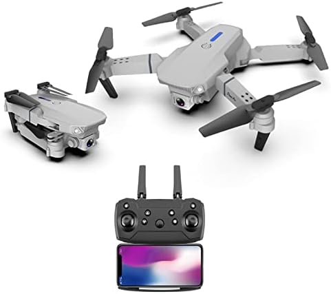 MORESEC 1080 P Katlanır Hava Drone, Drone ile Çift 1080 P HD FPV Kamera Uzaktan Kumanda Oyuncaklar Hediyeler için