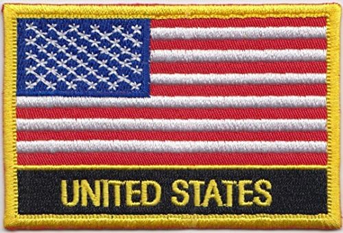 1000 Bayrakları Amerika Birleşik Devletleri ABD Ülke Bayrağı İşlemeli Blazer rozetli yama