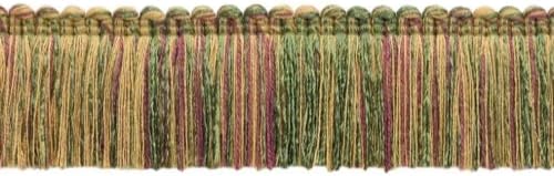 Koyu Bordo, Dal, Yeşil, Meşe Kahverengi Duke Koleksiyonu Fırça Saçak 1 3/4 inç Uzunluğunda Stil 0175DKB Renk: Böğürtlen-N14C
