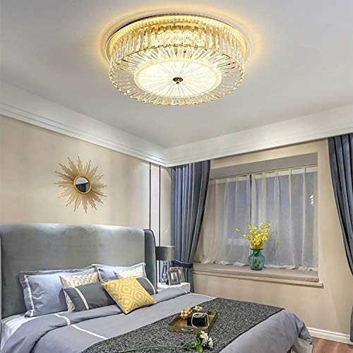 QUUL Kristal Avize Gömme Montaj tavan lambası fikstürü Kristal Tavan Lambası Oturma Odası Yatak Odası Dekorasyon Lambası