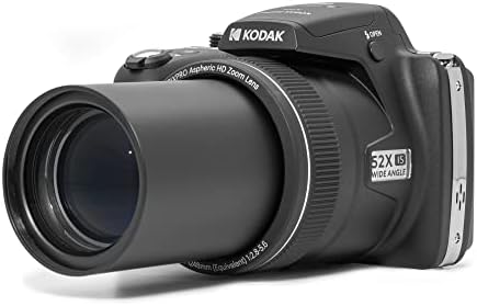 Kodak PİXPRO AZ528 52x Zoom ve 3 inç LCD Ekranlı 16MP Astro Zoom Dijital Kamera (Siyah) 32GB Sınıf 10 UHS-I U1 SDHC