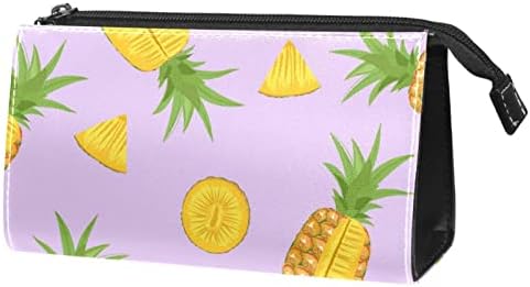 TBOUOBT Kozmetik Çantaları Makyaj Çantaları Kadınlar için, Küçük Makyaj Çantası Seyahat Çantaları, tropikal yaz ananas