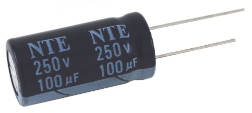 NTE Elektronik VHT2200M25 Serisi VHT Alüminyum elektrolitik kondansatör, Radyal Kurşun, 105 Derece Maksimum Sıcaklık,