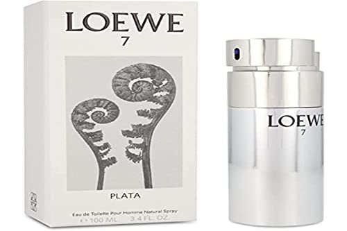 Erkekler için Loewe 7 Plata Eau de Toilette Sprey, 3,4 Ons