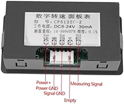 Endüstriyel takometre Sensörü Hall yakınlık anahtarı ve NPN Sensörü ile doğru RPM Metre - hassas izleme için mavi
