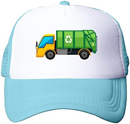 Waldeal çöp kamyonu Şapka Erkek Kız çöp Adam Kostüm Çocuklar Örgü Kamyon Şoförü beyzbol şapkası Snapack