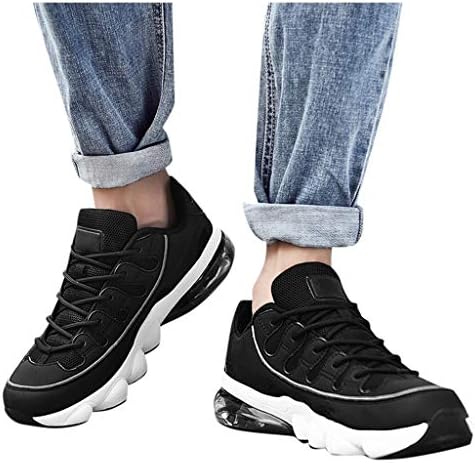 Fheaven erkek Sinek Dokuma Nefes Sneakers Hava Taban Açık Ultra Hafif Rahat koşu ayakkabıları