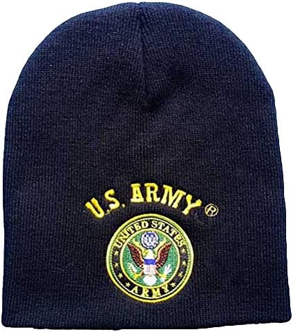 8 ABD Ordusu Amblemi Askeri Siyah İşlemeli Bere Kafatası Kap Şapka 601B