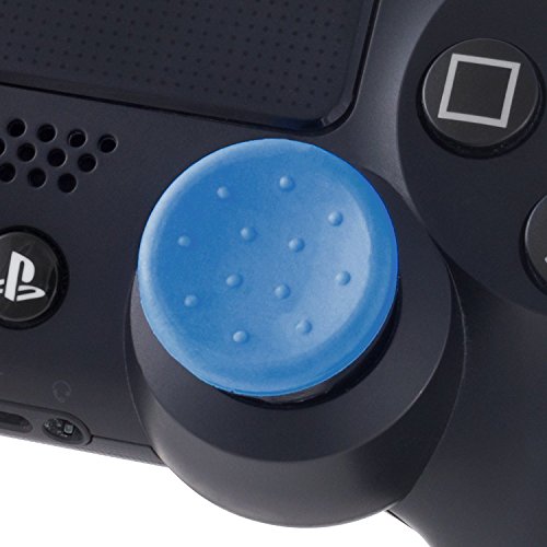 PlayStation 4 (PS4) ve PlayStation 5 (PS5) için KontrolFreek Alpha | Performans Çubukları / 2 Alçak İçbükey / Mavi