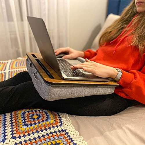 SHYPT Lap Dizüstü Bilgisayar Masası Taşınabilir Tur Masası Yastık Minder Uyar 15.6 İnç Dizüstü Tablet ve telefon tutucu
