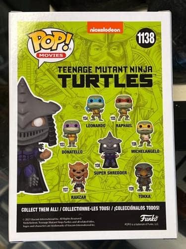 Kevin Nash İmzalı Süper Parçalayıcı Funko Pop'u İmzaladı! 1138 Ninja Kaplumbağalar PSA-Güreş Figürleri
